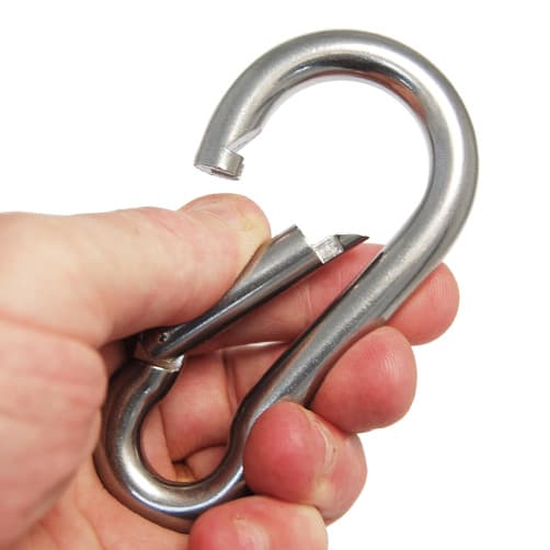 Galvanised Steel Snap Hook 8cm x 4cm