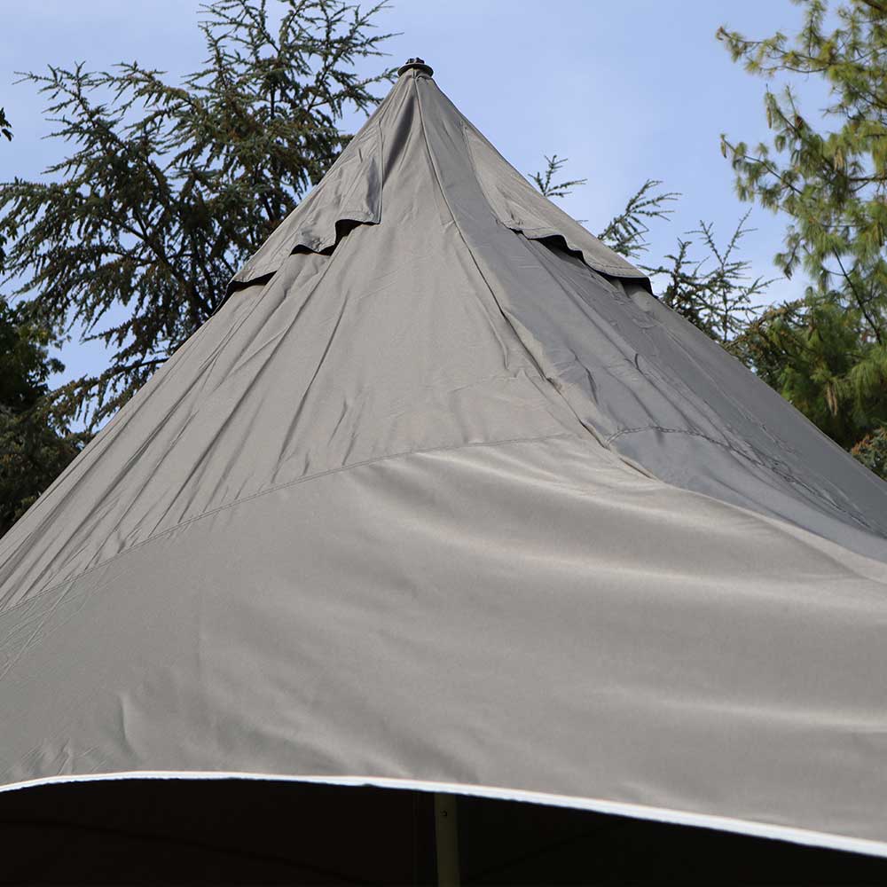 Pyramid Sail Shade Tent 4.5m x 4.5m x 3.5m Portable Kit