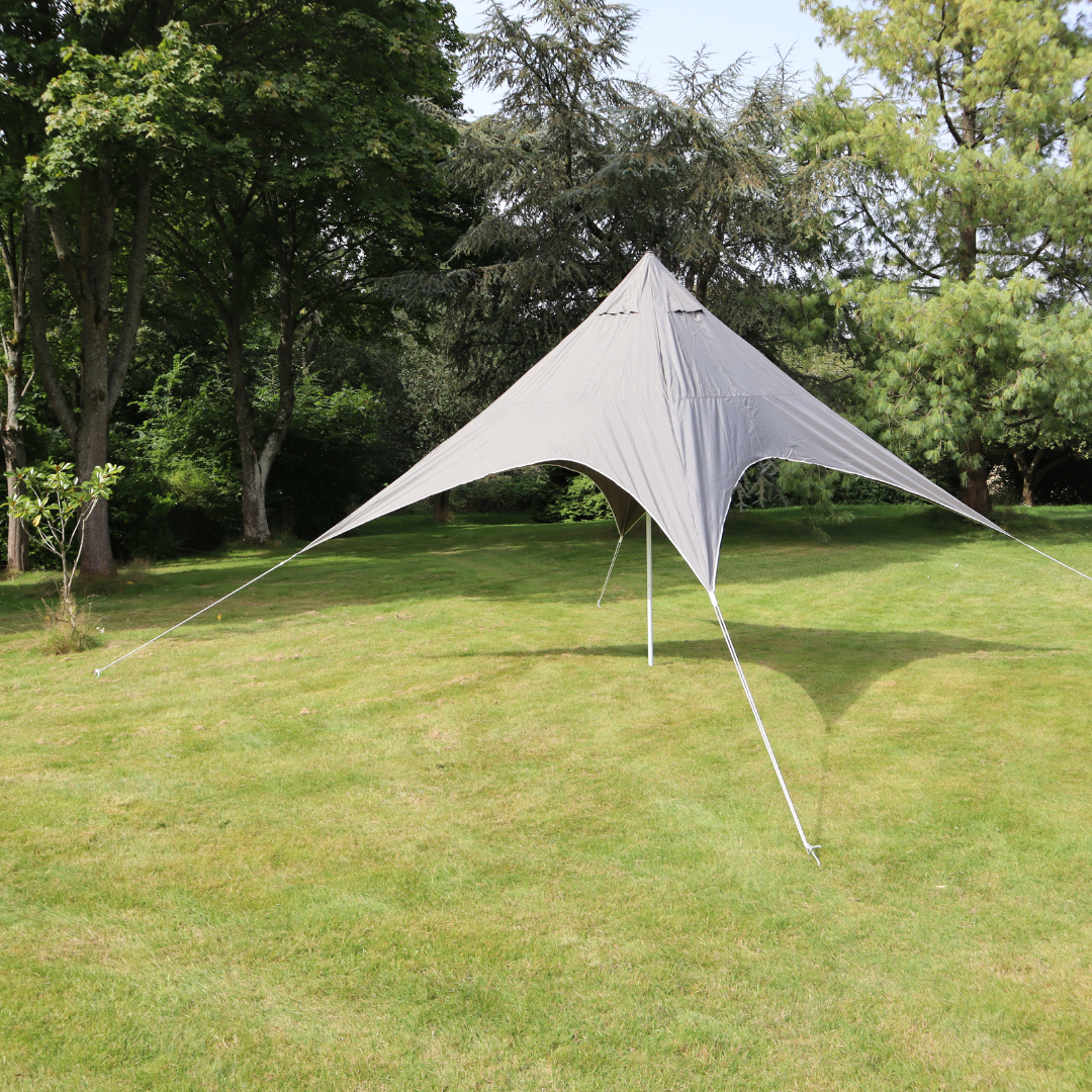 Pyramid Sail Shade Tent 4.5m x 4.5m x 3.5m Portable Kit