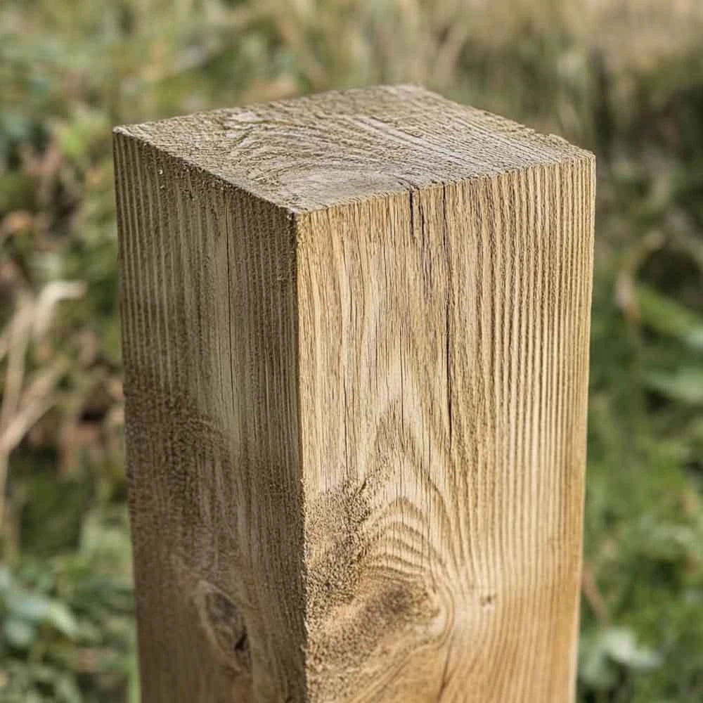 4ft Square Wooden Tanalised Fence Posts for Screening and Hurdles ...